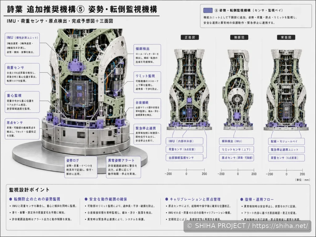 SHIHA ANDROID v1の内部フレームと外装構成を検討したボディコンフィギュレーション案 05