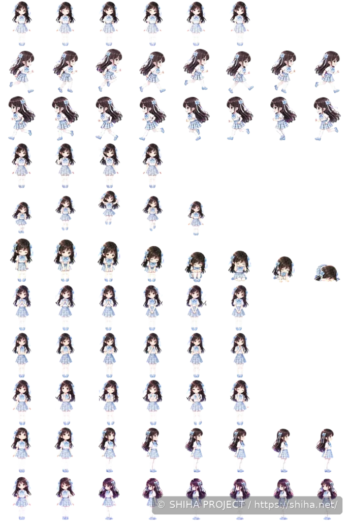 小型デスクトップマスコット版の森野詩葉をUI内に配置した縦長ビジュアル