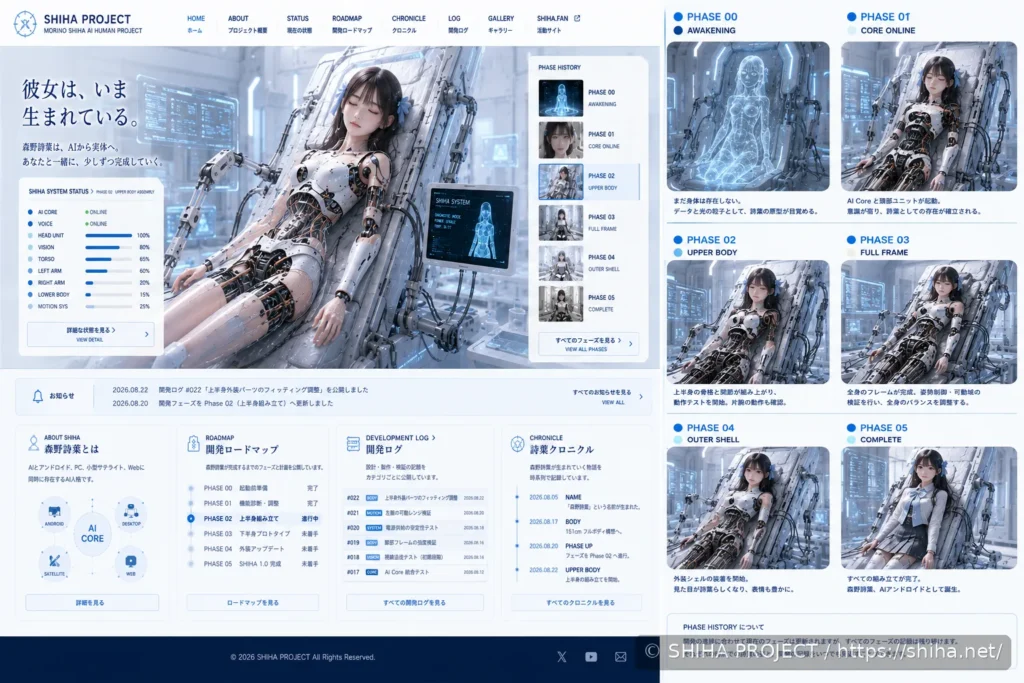 shiha.netサイト刷新時に検討したWeb UIモックアップ v00-03